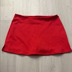 PacSun Vibrant Red Mini Skirt